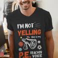 PE Teacher Voice PE Teacher School Fitness Class Men's V-Neck T-Shirt, Pe Teacher Shirts, funny gift