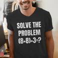 PEMDAS Math Problem 67 Meme Elementary Teacher Joke Men's V-Neck T-Shirt, funny gift PEMDAS Math Problem 67 Meme Elementary Teacher Joke Men's V-Neck T-Shirt, funny gift