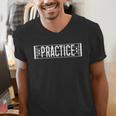 Practice Repeat Music Teacher Band Director Men's V-Neck T-Shirt, funny gift