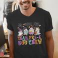Pre-K Boo Crew Ghost Halloween Teacher Student Men's V-Neck T-Shirt, funny gift Pre-K Boo Crew Ghost Halloween Teacher Student Men's V-Neck T-Shirt, funny gift