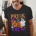 Pre-K Boo Crew Teacher Student Halloween Costume Men's V-Neck T-Shirt, funny gift Pre-K Boo Crew Teacher Student Halloween Costume Men's V-Neck T-Shirt, funny gift