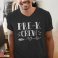 Pre-K Crew 1st Day Of School Pre-K Teacher Team Men's V-Neck T-Shirt, funny gift Pre-K Crew 1st Day Of School Pre-K Teacher Team Men's V-Neck T-Shirt, funny gift