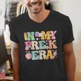 In My Pre-K Era Girl Back To School Cute PreSchool Teacher Men's V-Neck T-Shirt, funny gift