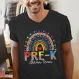 PreK Dream Team Leopard Rainbow Teacher Squad Back To School Men's V-Neck T-Shirt, funny gift PreK Dream Team Leopard Rainbow Teacher Squad Back To School Men's V-Neck T-Shirt, funny gift
