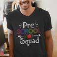 Preschool Squad Preschool Teacher Student Men's V-Neck T-Shirt, funny gift