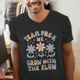 Preschool Teacher Appreciation Team Pre-K Grow With The Flow Men's V-Neck T-Shirt, funny gift Preschool Teacher Appreciation Team Pre-K Grow With The Flow Men's V-Neck T-Shirt, funny gift