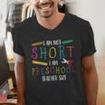 Preschool Teacher Short Pre-K Teacher Men's V-Neck T-Shirt, funny gift Preschool Teacher Short Pre-K Teacher Men's V-Neck T-Shirt, funny gift