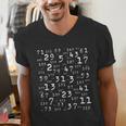 PrimNumbers Teacher Nerd Science Student Logic Math Men's V-Neck T-Shirt, Science Teacher Shirts, funny gift PrimNumbers Teacher Nerd Science Student Logic Math Men's V-Neck T-Shirt, Science Teacher Shirts, funny gift