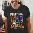 Principal Boo Crew Teacher Student Halloween Costume For Men Women Kids Men's V-Neck T-Shirt, funny gift Principal Boo Crew Teacher Student Halloween Costume For Men Women Kids Men's V-Neck T-Shirt, funny gift