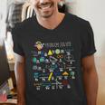 Problem Solver Math Alphabet ABC Teacher Students Men's V-Neck T-Shirt, funny gift Problem Solver Math Alphabet ABC Teacher Students Men's V-Neck T-Shirt, funny gift