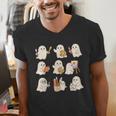 Pumpkin Pi Math Teacher Geek Men's V-Neck T-Shirt, funny gift Pumpkin Pi Math Teacher Geek Men's V-Neck T-Shirt, funny gift