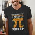 Pumpkin Pi Math Teacher Halloween Geometry Men's V-Neck T-Shirt, funny gift Pumpkin Pi Math Teacher Halloween Geometry Men's V-Neck T-Shirt, funny gift