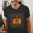 Pumpkin Pi Math Teacher Halloween Pumpkin Pi Men's V-Neck T-Shirt, funny gift Pumpkin Pi Math Teacher Halloween Pumpkin Pi Men's V-Neck T-Shirt, funny gift