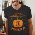 Pumpkin Pie Pi Math Teacher Shirt Halloween Men Adult Men's V-Neck T-Shirt, funny gift Pumpkin Pie Pi Math Teacher Shirt Halloween Men Adult Men's V-Neck T-Shirt, funny gift