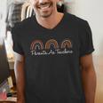 Rainbow Parents As Teachers Early Childhood Educator PAT Men's V-Neck T-Shirt, funny gift Rainbow Parents As Teachers Early Childhood Educator PAT Men's V-Neck T-Shirt, funny gift