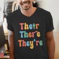 There Their They'Re English Class Grammar Joke Teacher Men's V-Neck T-Shirt, English Teacher Shirts, funny gift There Their They'Re English Class Grammar Joke Teacher Men's V-Neck T-Shirt, English Teacher Shirts, funny gift