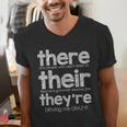 There Their They'Re English Grammar Teacher Humor Men's V-Neck T-Shirt, English Teacher Shirts, funny gift There Their They'Re English Grammar Teacher Humor Men's V-Neck T-Shirt, English Teacher Shirts, funny gift