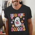 Read More Books Groovy Halloween Teacher Women Men's V-Neck T-Shirt, Groovy Teacher Shirts, funny gift Read More Books Groovy Halloween Teacher Women Men's V-Neck T-Shirt, Groovy Teacher Shirts, funny gift