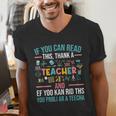 If You Can Read This Thank A Teacher Teacher Men's V-Neck T-Shirt, funny gift If You Can Read This Thank A Teacher Teacher Men's V-Neck T-Shirt, funny gift