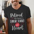 Retired Daycare Teacher Retirement For Daycare Teacher Men's V-Neck T-Shirt, funny gift Retired Daycare Teacher Retirement For Daycare Teacher Men's V-Neck T-Shirt, funny gift