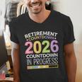 Retirement Class Of 2026 Teacher Countdown Loading Teacher Men's V-Neck T-Shirt, funny gift