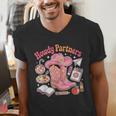 Retro Howdy Partners Cowgirl Cowboy Teacher Back To School Men's V-Neck T-Shirt, funny gift Retro Howdy Partners Cowgirl Cowboy Teacher Back To School Men's V-Neck T-Shirt, funny gift
