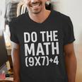 Retro Do The Math Teacher For Men Women Kid Boy Girl Men's V-Neck T-Shirt, funny gift Retro Do The Math Teacher For Men Women Kid Boy Girl Men's V-Neck T-Shirt, funny gift