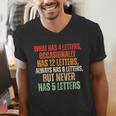 Riddle Wordplay Joke For Grammar Nerds And Teachers Men's V-Neck T-Shirt, funny gift Riddle Wordplay Joke For Grammar Nerds And Teachers Men's V-Neck T-Shirt, funny gift