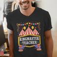 Ringmaster Teacher Circus Party Ringmaster Carnival Men's V-Neck T-Shirt, funny gift Ringmaster Teacher Circus Party Ringmaster Carnival Men's V-Neck T-Shirt, funny gift