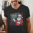Santa Teacher 67 Math Christmas Xmas Holiday Number 67 Men's V-Neck T-Shirt, funny gift Santa Teacher 67 Math Christmas Xmas Holiday Number 67 Men's V-Neck T-Shirt, funny gift