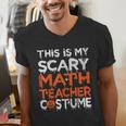 This Is My Scary Math Teacher Costume For Halloween Men's V-Neck T-Shirt, funny gift This Is My Scary Math Teacher Costume For Halloween Men's V-Neck T-Shirt, funny gift