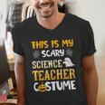 This Is My Scary Science Teacher Halloween Costumes Men Women Kids Men's V-Neck T-Shirt, Science Teacher Shirts, funny gift