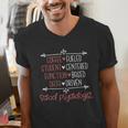 School Psychologist Coffee Student Teacher Psychology Men Women Men's V-Neck T-Shirt, funny gift