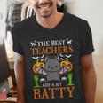 School Teacher A Bit Batty Teaching Bat Halloween Costume Men's V-Neck T-Shirt, funny gift School Teacher A Bit Batty Teaching Bat Halloween Costume Men's V-Neck T-Shirt, funny gift
