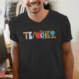 School Teacher Men And Women Back To School Teachers Men's V-Neck T-Shirt, funny gift