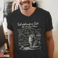 SchröDinger's Cat Escape Plan Science Teacher For Men Women Kids Men's V-Neck T-Shirt, Science Teacher Shirts, funny gift SchröDinger's Cat Escape Plan Science Teacher For Men Women Kids Men's V-Neck T-Shirt, Science Teacher Shirts, funny gift