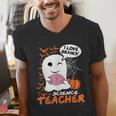 Science Teacher Cute Ghost Halloween Teacher Men Women Men's V-Neck T-Shirt, Science Teacher Shirts, funny gift Science Teacher Cute Ghost Halloween Teacher Men Women Men's V-Neck T-Shirt, Science Teacher Shirts, funny gift