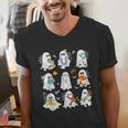 Science Teacher Ghost Laboratory Halloween Teacher Men's V-Neck T-Shirt, Science Teacher Shirts, funny gift Science Teacher Ghost Laboratory Halloween Teacher Men's V-Neck T-Shirt, Science Teacher Shirts, funny gift