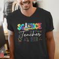 Science Teacher Tie Dye First Day Of School Back To School Men Women Girls Kids Men's V-Neck T-Shirt, Science Teacher Shirts, funny gift
