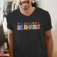 Se Amable Be Kind In Spanish Groovy Teacher Flowers Men's V-Neck T-Shirt, Groovy Teacher Shirts, funny gift Se Amable Be Kind In Spanish Groovy Teacher Flowers Men's V-Neck T-Shirt, Groovy Teacher Shirts, funny gift