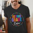 Second Grade Crew 2nd Back To School Teacher Team Squad Men's V-Neck T-Shirt, 2nd Grade Teacher Shirts, funny gift Second Grade Crew 2nd Back To School Teacher Team Squad Men's V-Neck T-Shirt, 2nd Grade Teacher Shirts, funny gift
