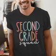 Second Grade Squad 2nd Grade Teacher Women Back To School Men's V-Neck T-Shirt, 2nd Grade Teacher Shirts, funny gift Second Grade Squad 2nd Grade Teacher Women Back To School Men's V-Neck T-Shirt, 2nd Grade Teacher Shirts, funny gift