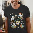 Silly Goose Behavior Analyst RBT ABA Therapy SPED Teacher Men's V-Neck T-Shirt, funny gift