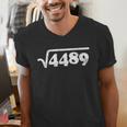 Sixty Seven 67 Meme Square Root 4489 Slang Math Teacher Men's V-Neck T-Shirt, funny gift