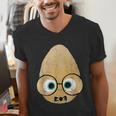 The Smart Seed Good Egg Teacher Halloween Costume Food Group Men's V-Neck T-Shirt, funny gift The Smart Seed Good Egg Teacher Halloween Costume Food Group Men's V-Neck T-Shirt, funny gift