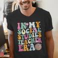 In My Social Studies Teacher Era Cute Social Studies Teacher Men's V-Neck T-Shirt, funny gift In My Social Studies Teacher Era Cute Social Studies Teacher Men's V-Neck T-Shirt, funny gift