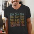 SOH CAH TOA SOHCAHTOA Trigonometry Math Parody Teacher Men Women Kids Men's V-Neck T-Shirt, funny gift