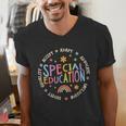 Special Education Teacher Autism Awareness For Men Women Men's V-Neck T-Shirt, funny gift