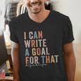 Special Education Teacher I Can Write A Goal For That Sped Men's V-Neck T-Shirt, funny gift Special Education Teacher I Can Write A Goal For That Sped Men's V-Neck T-Shirt, funny gift