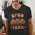 Sped Teacher Crew Thanksgiving Special Education Teacher Men's V-Neck T-Shirt, funny gift Sped Teacher Crew Thanksgiving Special Education Teacher Men's V-Neck T-Shirt, funny gift
